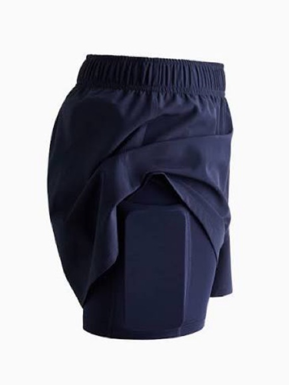 H&M Move Women’s 2-in-1 Running Training Shorts Navy Blue Size S